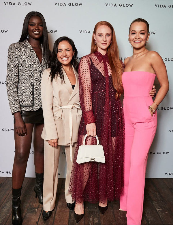 Vida Glow s'internationalise avec une nouvelle marque audacieuse et un lancement en présence de nombreuses stars.